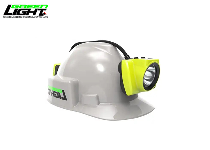 GLS-6 Led Corded Mining Cap Lamp 385Lum 25000Lux Miner Head Lamp helmet lamps with Rear Strobe Light