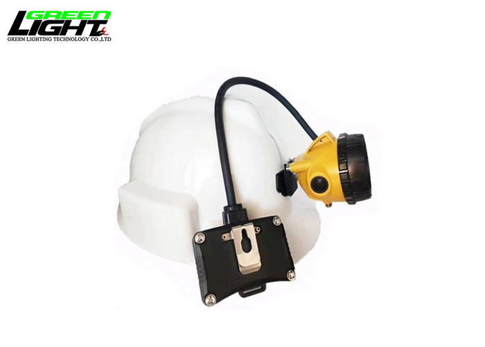 Waterproof IP68 Miner Hat Light 6800mAh 15000 Lux Rechargeable underground mining lights head light