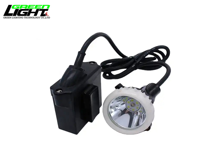 custom Corded Mining Lamps 10000LUX Impact Resistant led helmet light 6.6Ah Rechargeable safety headlamp online