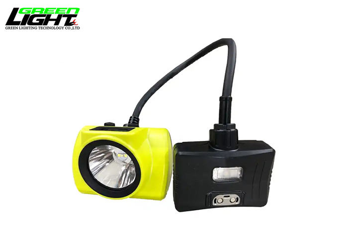 custom GLS-6 Led Corded Mining Cap Lamp 385Lum 25000Lux Miner Head Lamp helmet lamps with Rear Strobe Light online