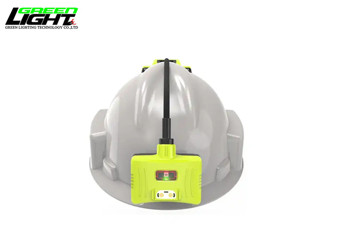 Corded mining cap light 25000lux Rechargeable mining head lamp 6.8Ah IP68 coal miners hat light