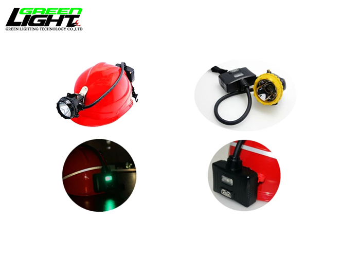 Waterproof IP68 Miner Hat Light 6800mAh 15000 Lux Rechargeable underground mining lights head light