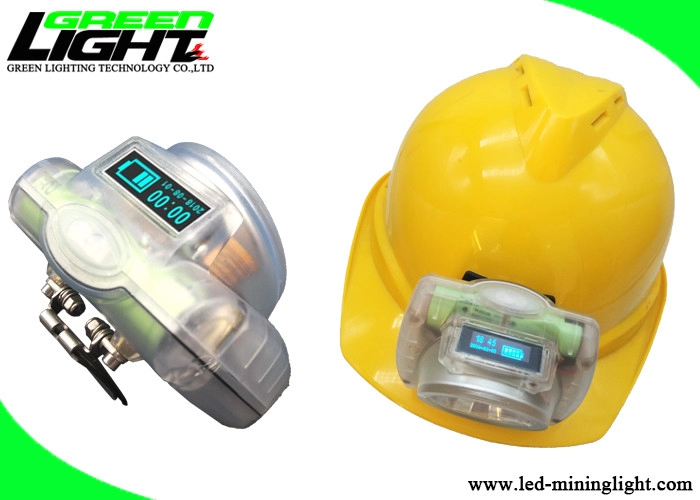 good quality 15000 Lux Safety Cordless Mining Lights IP68 Waterproof Miners Head Lamp OLED Safety Cap Lamp wholesale