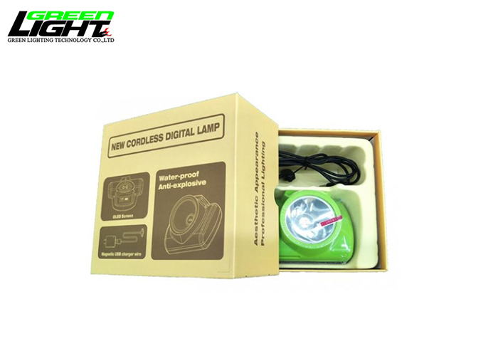 GLC-6 Lamparas Mineras Miner Headlamp 13000 lux Cordless Mining Light Led Head Light for Industrial