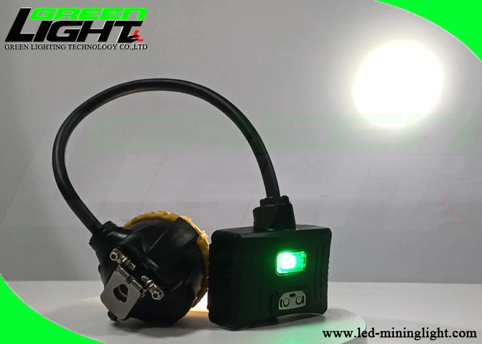 IP68 Waterproof Mining Cap Lamp 15000lux corded miner lamp Anti Explosive with Rear Safety light