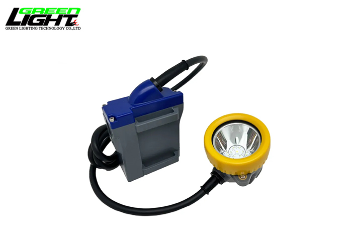 GLT-7C 15000 Lux Corded Led Mining Lamps 6.6Ah Miners Safety Cap Lamp With Cable