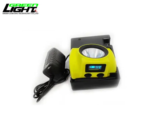 25000Lux underground mining cap lamp USB rechargeable OLED cordless head lamp 6.8Ah IP68 miner lamp