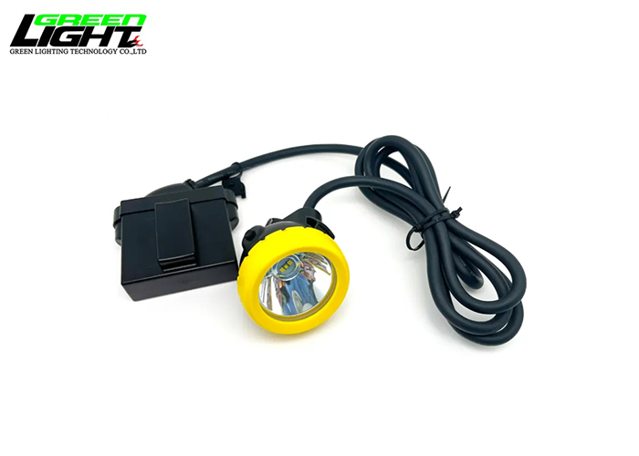 good quality 10000lux 7800mAh Miner Safety Cap Lamp Waterproof IP68 USB Rechargeable Mining Headlamp KL8M wholesale