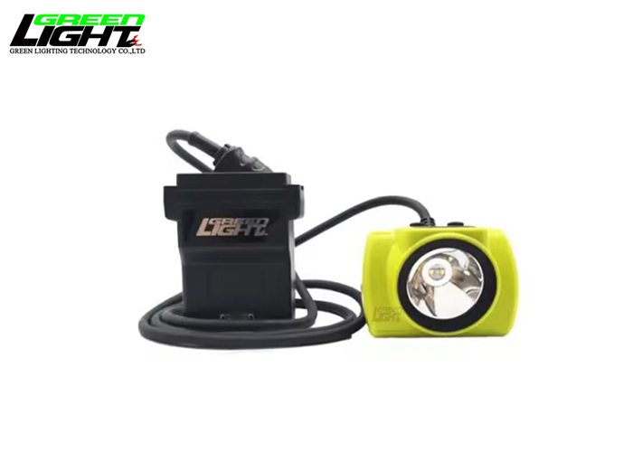 custom GLT Newest 25000lux Underground Coal Mine Lamp 13.6 Ah Led Corded Miner Cap Lamps 4W Miners Headlamp online