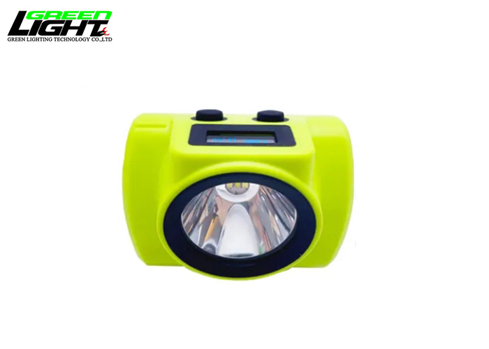 custom 6.8Ah Cordless Oled Dispaly Miners Headlamp 18000 lux Led Mining Lamp USB Charging Miner Hat Light online