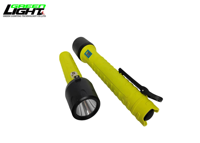 Industrial Led Torch Light Waterproof Brightest Rechargeable Explosion-proof Flashlights 6.4Ah