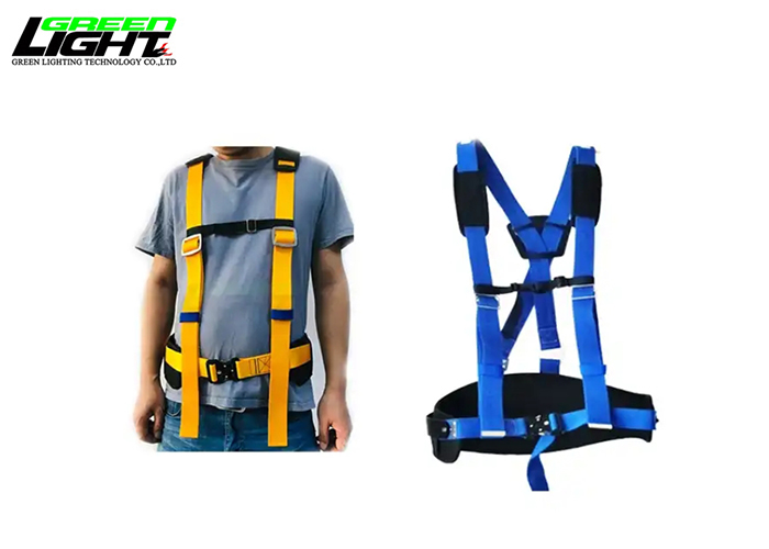 custom Industrial reflective safety belt adjustable miners waist belt with padded shoulder straps online