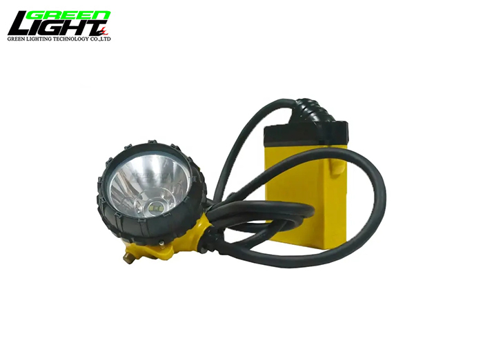 custom 25000lux high beam mining headlamp 10.4Ah Cree LED Mining lamp explosion proof hard hat light online