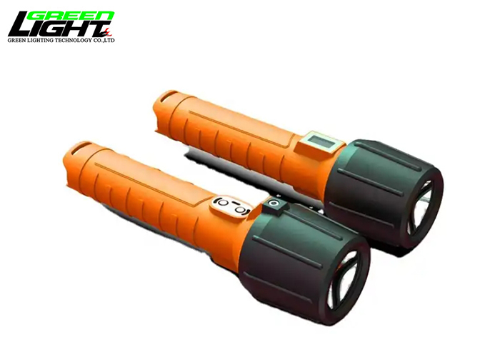 Nylon anti-explosive led torch 10000lux flame resistant torch light rechargeable LED flashlight