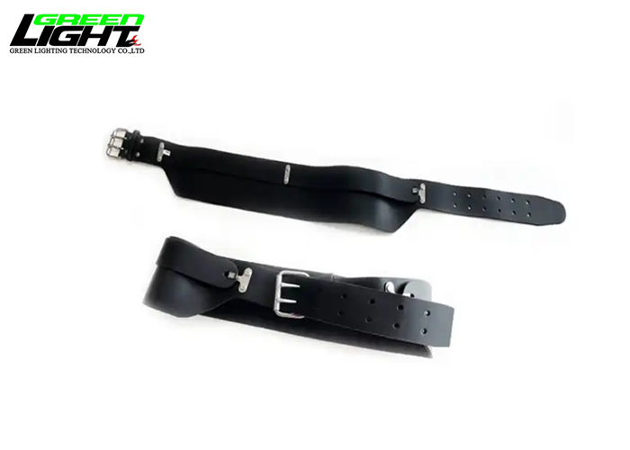 Genuine cow leather miner safety belt durable miners back support miner waist belt adjustable