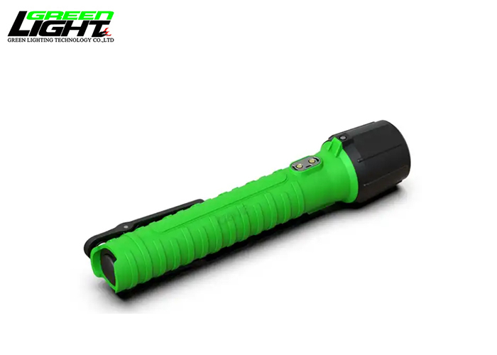 Intrinsically Safe Led Torch 6.4Ah Impact resistant usb rechargeable flashlight for Industrial