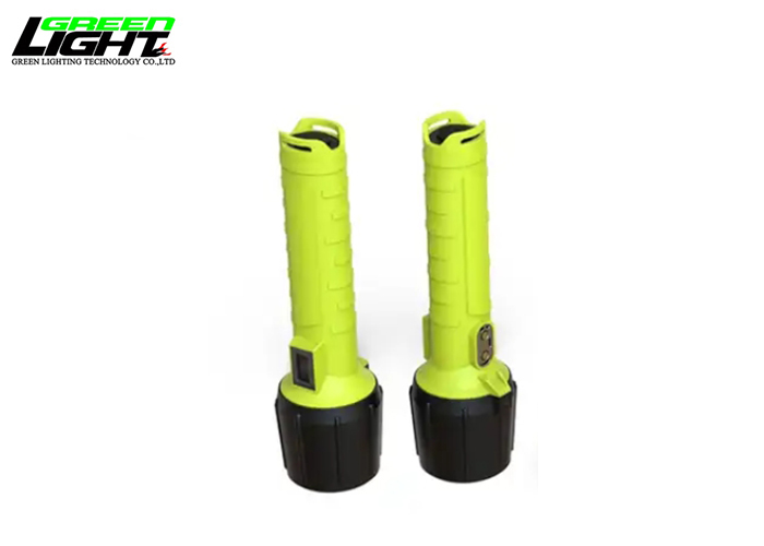 Nylon anti-explosive led torch 10000lux flame resistant torch light rechargeable LED flashlight