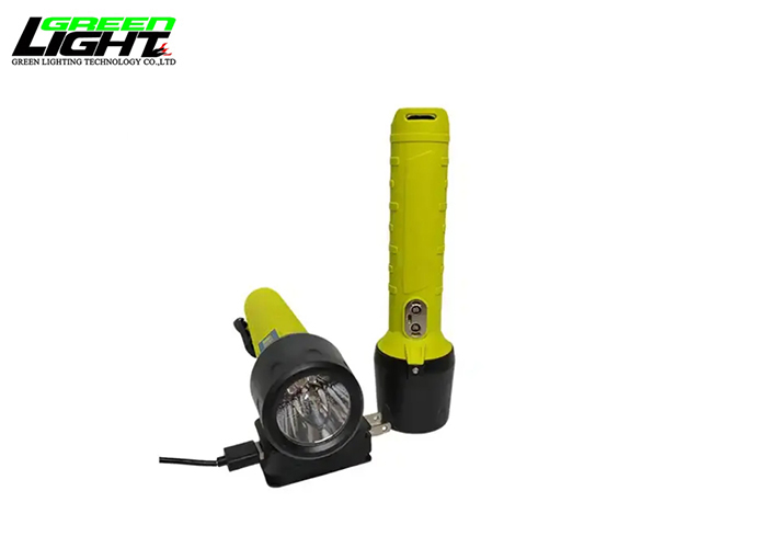 Impact Resistant Industrial Anti-explosive Flashlight 6400mAh Rechargeable Camping Torch Light IP68