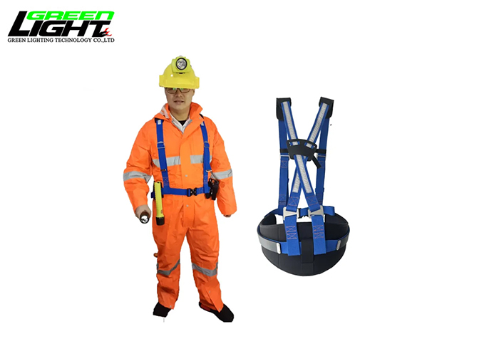 Adjustable Nylon Mining Safety Belts with Reflective Strips for Carry Mining Tools Self Rescuer