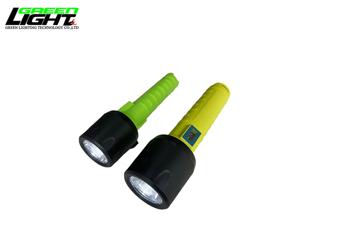 Waterproof IP68 Nylon Explosion Proof LED Flashlight Rechargeable led torch light SOS Function