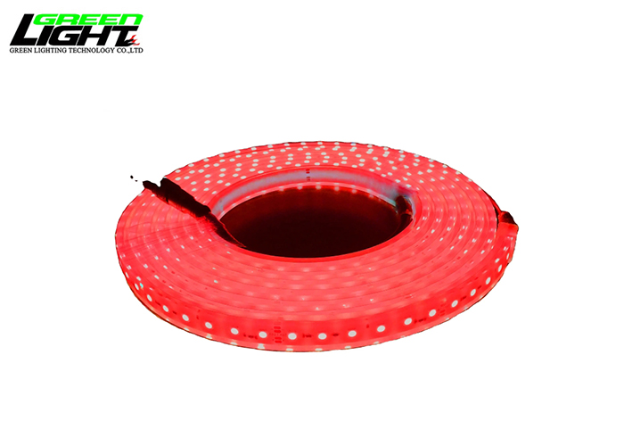 good quality Waterproof IP68 Silicone Mining Strip Light 12W Flexible Red LED Strip Lights 24V for mining tunnel wholesale