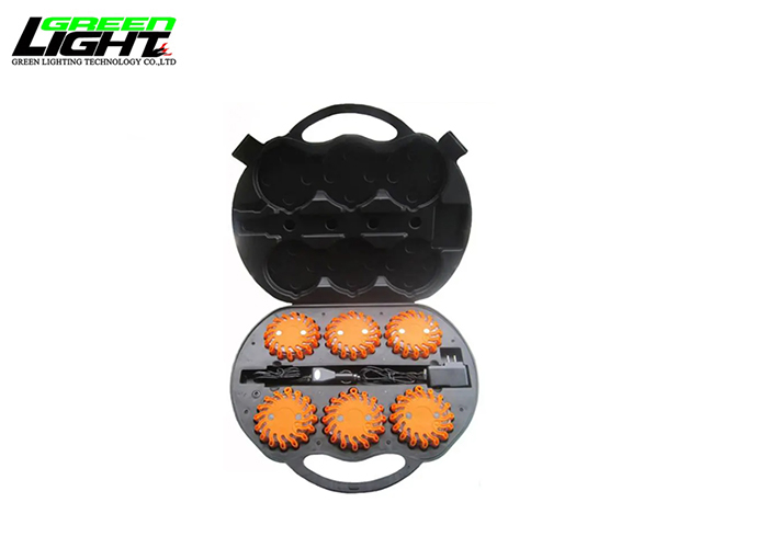 Waterproof IP68 Rechargeable LED Warning Lights 9 Kind Flashing Modes LED Flare Light