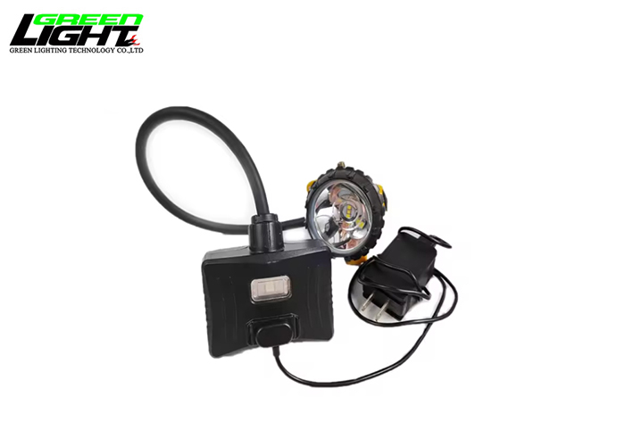 Underground Rechargeable Headlamp 15000Lux Corded Mining Cap Lamp Waterproof IP68 Mining Lights