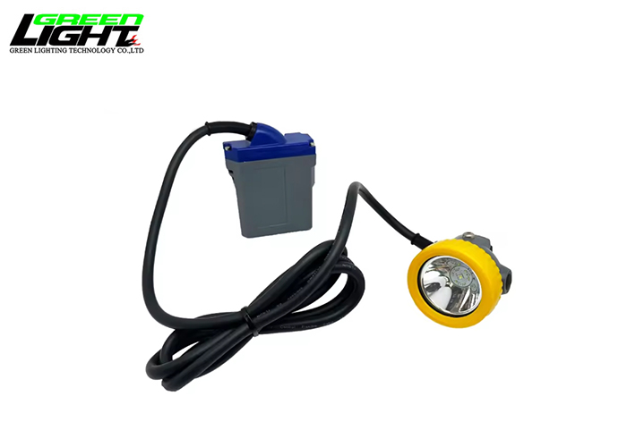 Explosion-proof Mining Corded Cap Lamp 15000 lux 6.6Ah T7 Coal Miners Headlamp Underground Lighting