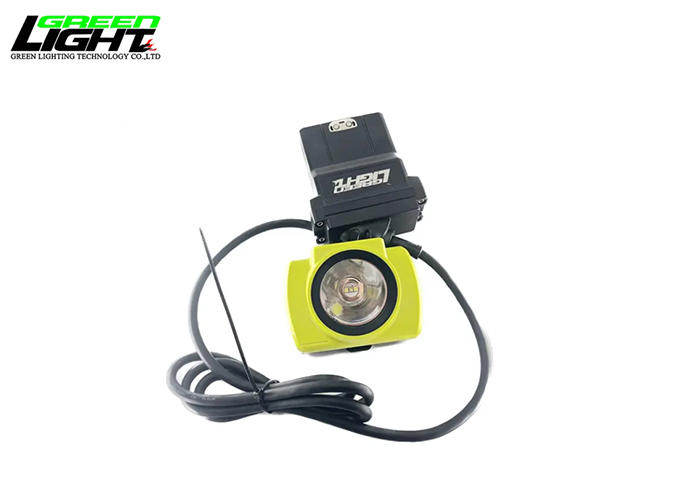 OLed Screen Corded Underground Miner Cap Lamp Led Mining Headlamp 25000 lux Rechargeable Headlamp