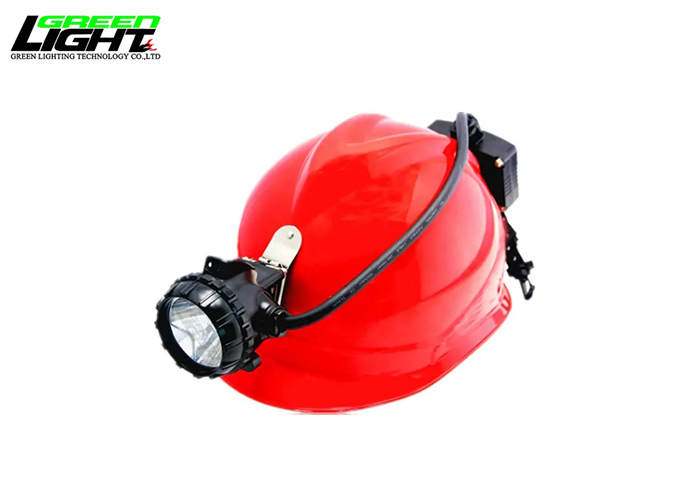 15000Lux Led Mining Lamp Underground Miners Headlamp With Rear Warning Light IP68 Safety Cap Lamp