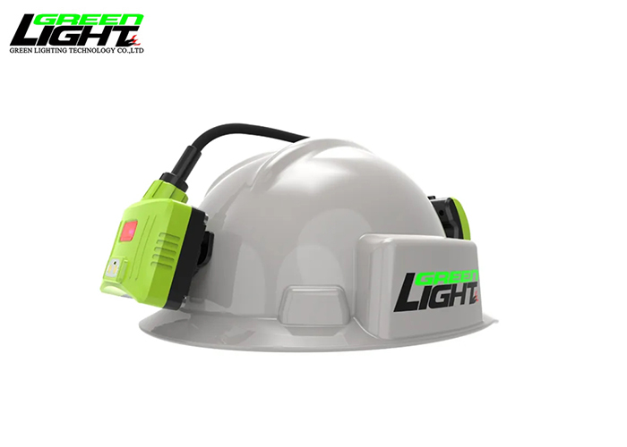 Underground Miner Safety Cap Lamps 18000lux 6.8Ah Mining Head Lamp with Rear Warning Light