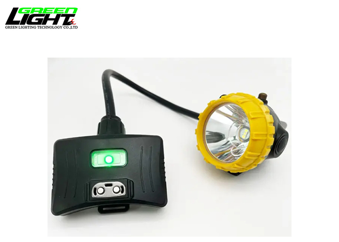 Underground Rechargeable Headlamp 15000Lux Corded Mining Cap Lamp Waterproof IP68 Mining Lights