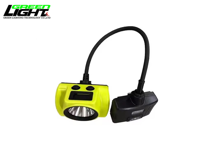 Underground Miner Safety Cap Lamps 18000lux 6.8Ah Mining Head Lamp with Rear Warning Light