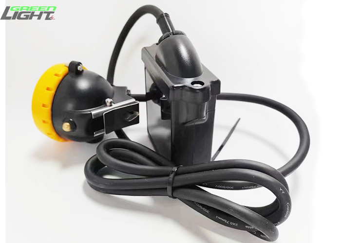 10000 lux Waterproof IP68 Corded Miner Lamp Rechargeable Led Mining Helmet Light 7.8Ah Helmet Lamps