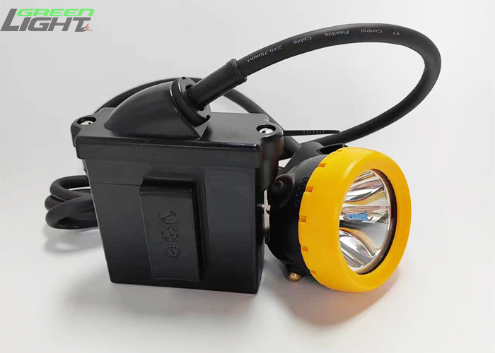 Corded Mining Cap Lights 10000 Lux 6.6Ah Rechargeable Underground Explosion Proof Miner Lamp