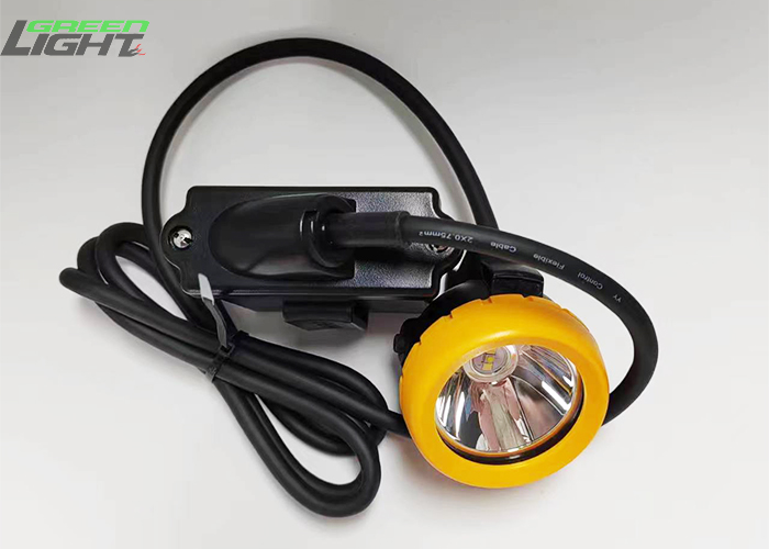 Corded Mining Cap Lights 10000 Lux 6.6Ah Rechargeable Underground Explosion Proof Miner Lamp