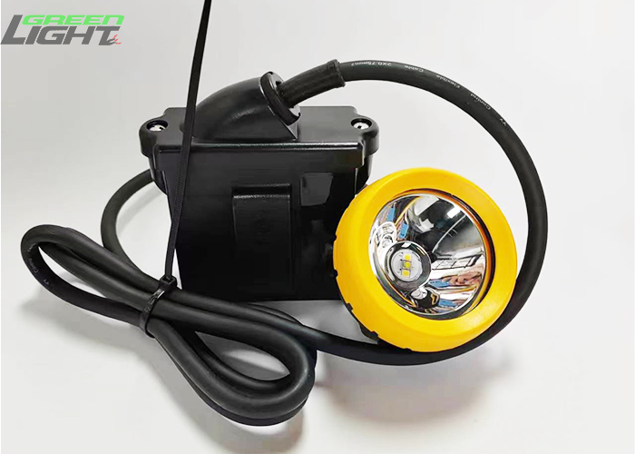 Corded Mining Cap Lights 10000 Lux 6.6Ah Rechargeable Underground Explosion Proof Miner Lamp