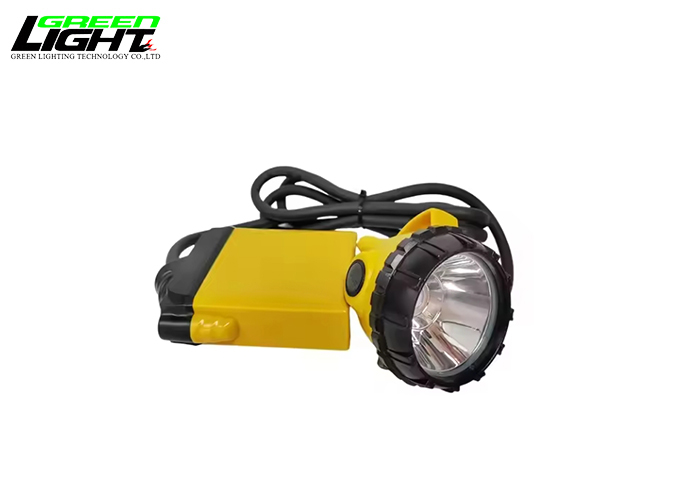 GL12-A 25000lux mining light IP68 waterproof mining cap lamps high ended corded miner helmet light