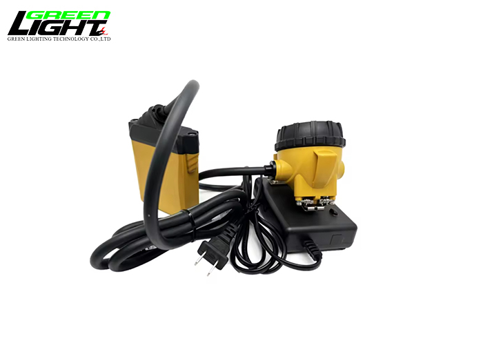 GL12-A 25000lux mining light IP68 waterproof mining cap lamps high ended corded miner helmet light