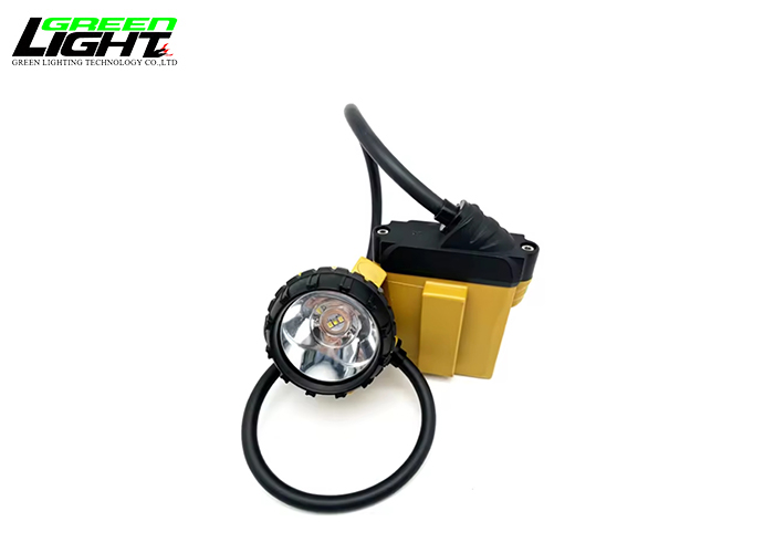 GL12-A 25000lux mining light IP68 waterproof mining cap lamps high ended corded miner helmet light