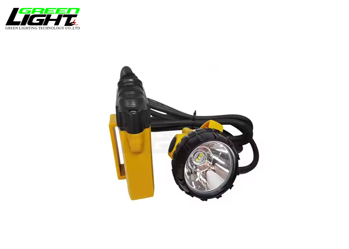 GL12-A 25000lux mining light IP68 waterproof mining cap lamps high ended corded miner helmet light