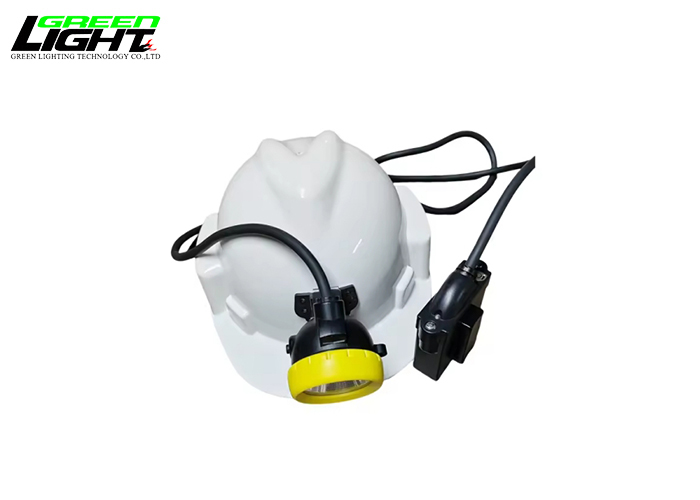 6600mAh Led Miner Lamp Portable Safety Mining Head Lamp 10000 lux Waterproof GL5-D Corded Led Cap Lamp