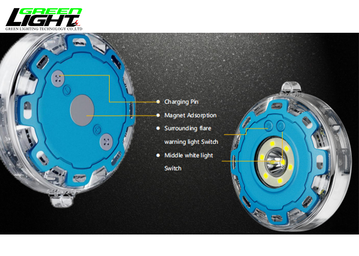 Rechargeable LED Flashing Warning Light Waterproof LED Road Flare Signal traffic Light Muti-function Working Light