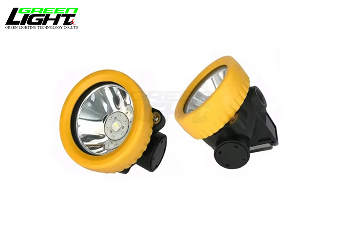 Super lightweight Miners Cap Lamp 5000lux IP68 Safety Helmet Lamp Rechargeable Led Mining Light