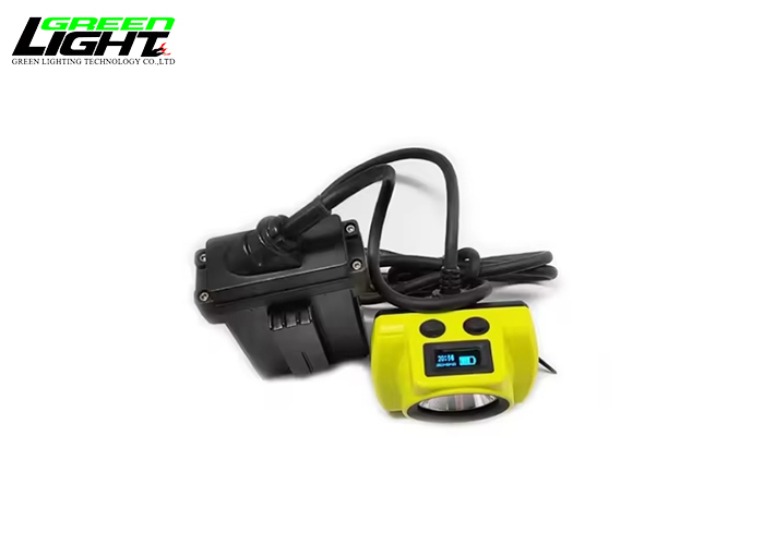 High Power 25000lux Led Miner Headlamp Rechargeable Mining Light 13.6Ah IP68 Miners Safety Lamp