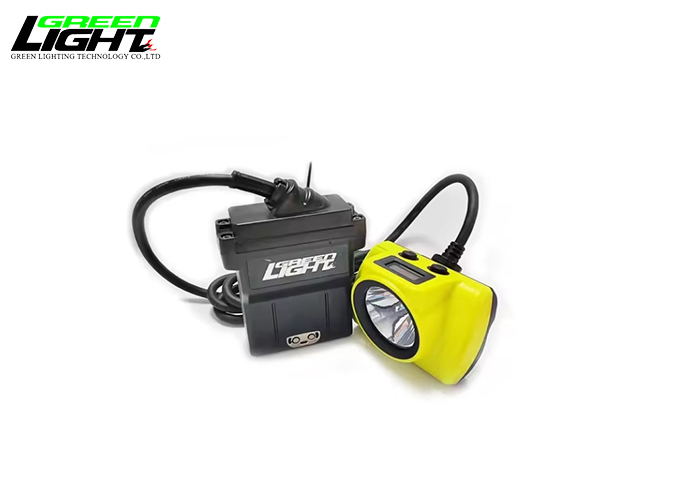 custom High Power 25000lux Led Miner Headlamp Rechargeable Mining Light 13.6Ah IP68 Miners Safety Lamp online