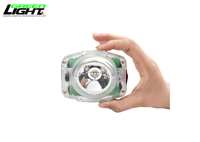 Mini Size Wireless Mining Lamps 7000mAh 25000 lux miners headlamp Rechargeable IP68 helmet lamps with battery indicator