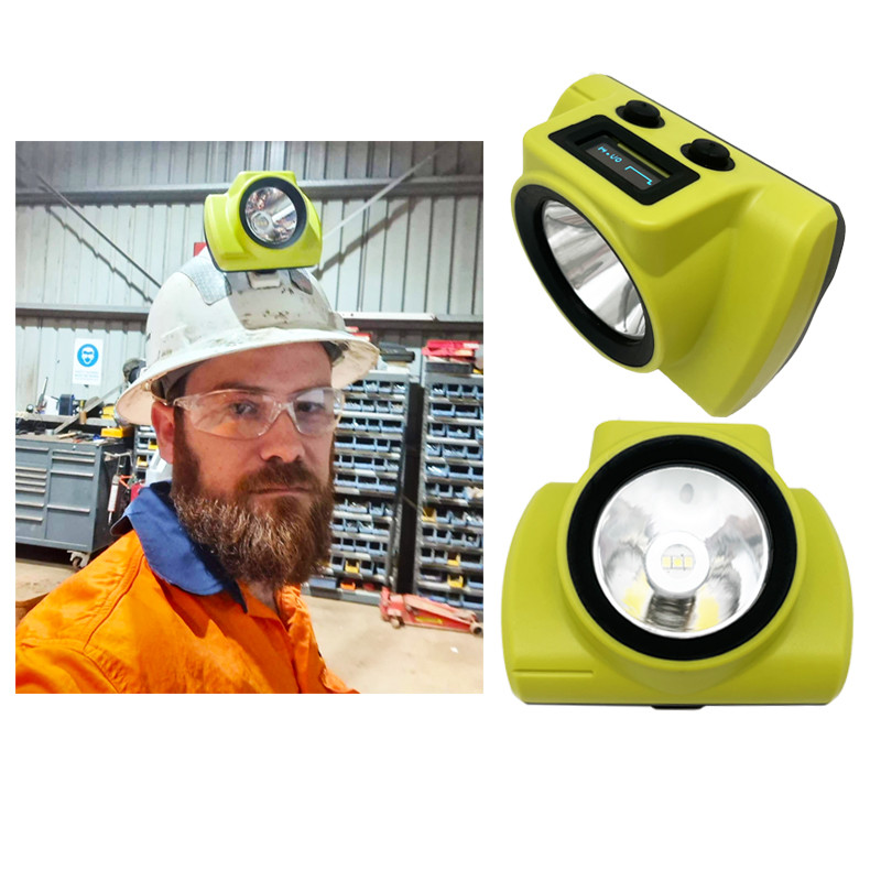 Safety and Compliance of cordless mining cap lamp by green lighting