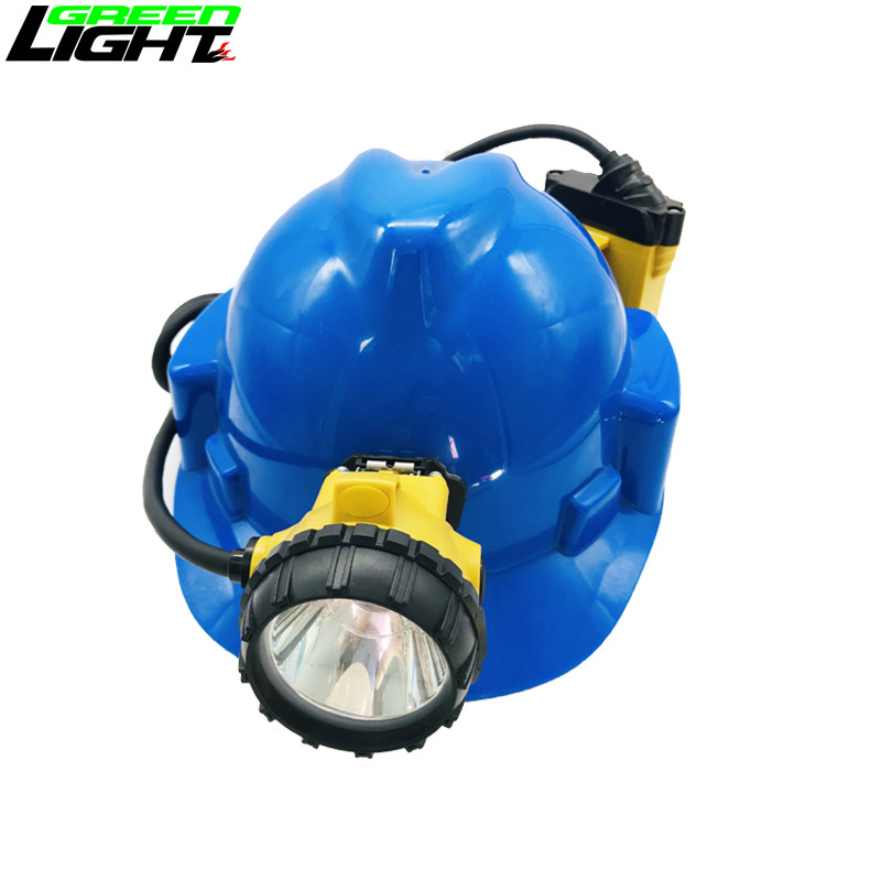 Safety Compliance of Miners Cap Lamp by Green Lighting