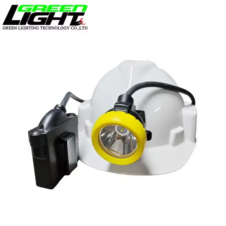 19hrs Long Working Time Corded Mining Cap Lamp USB Rechargeable 7.8Ah 10000lux Miner Hard Hat Light